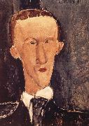 Amedeo Modigliani Portrait of Blaise Cendras oil painting artist